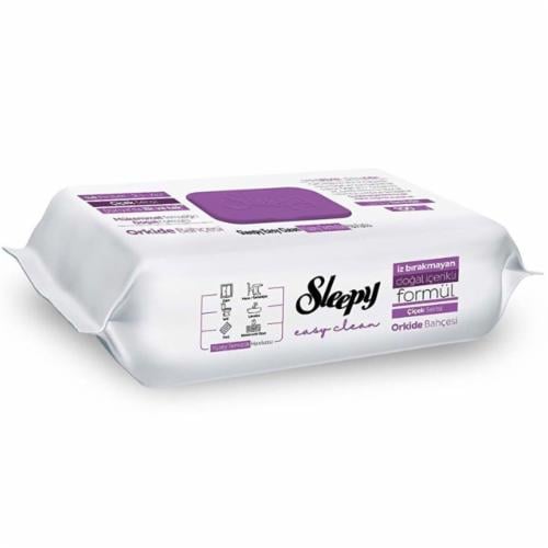 Салфетки влажные для уборки Sleepy Easy Clean Orchid 100 шт. (000006384)