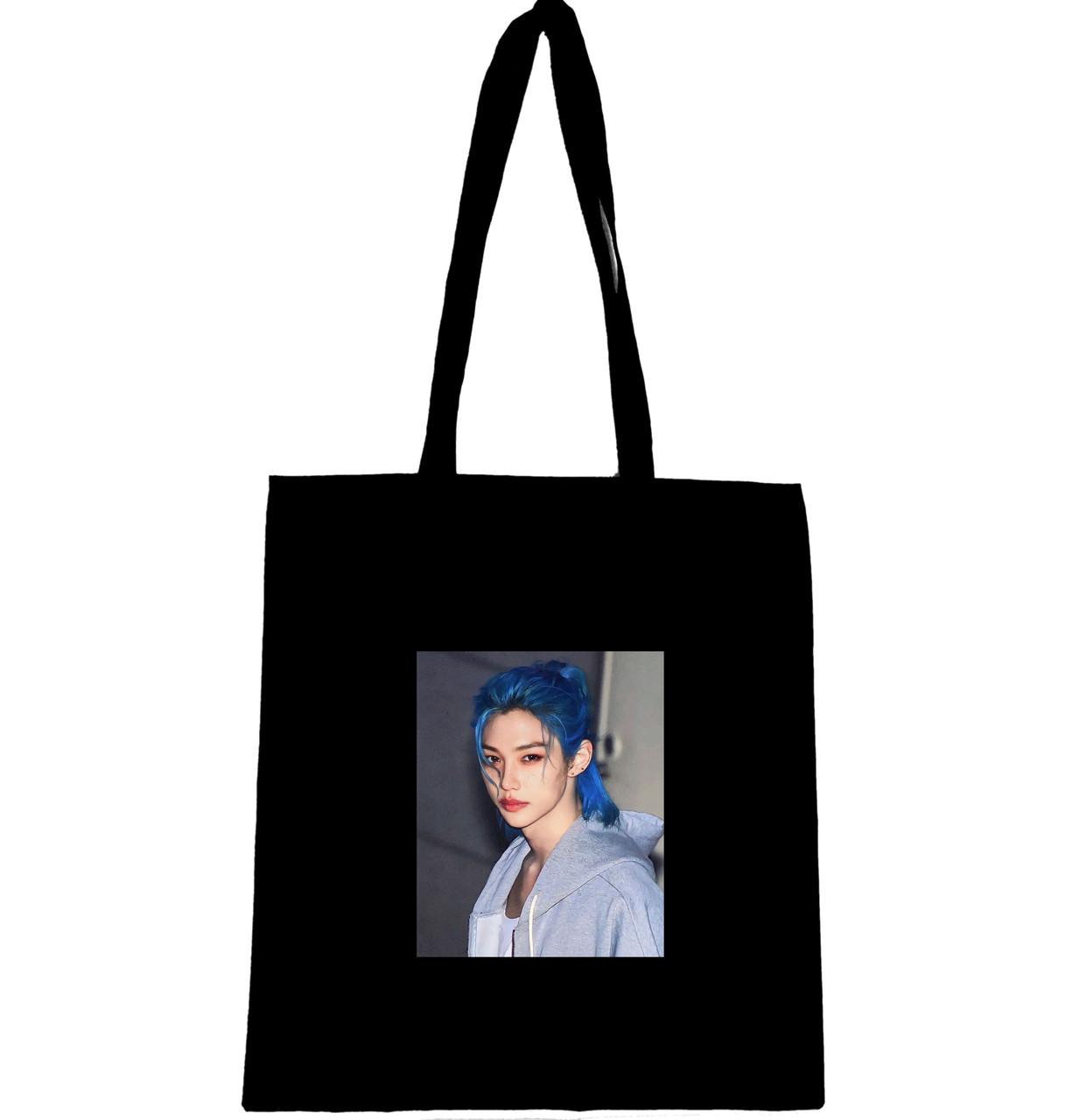 Еко-сумка з принтом Felix Stray kids (737) Еко-сумка з принтом Felix Stray kids (737)