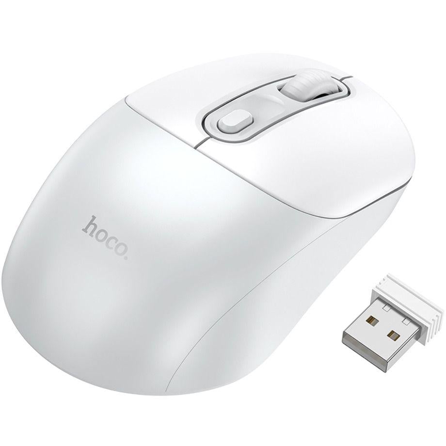 Миша бездротова Hoco GM28 Business Wireless Mouse 2,4G White/Grey