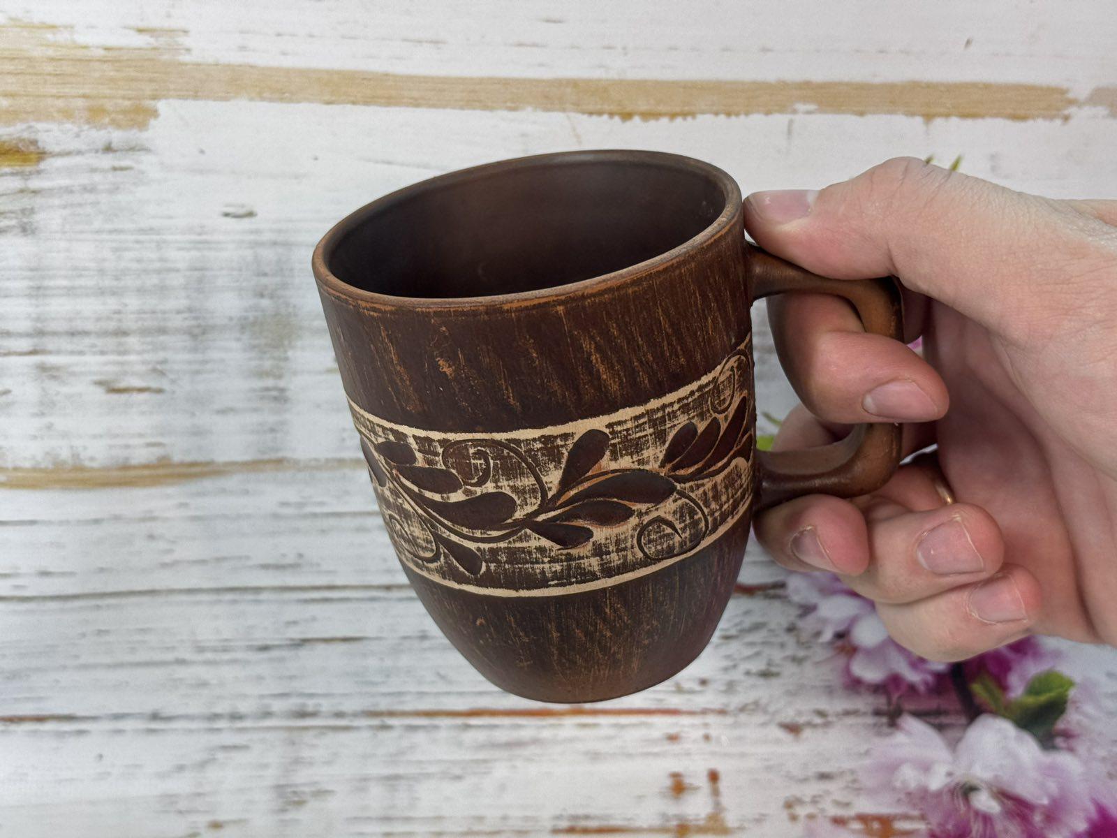 Чашка глиняная Ангоб 300 мл (1032540668) - фото 4