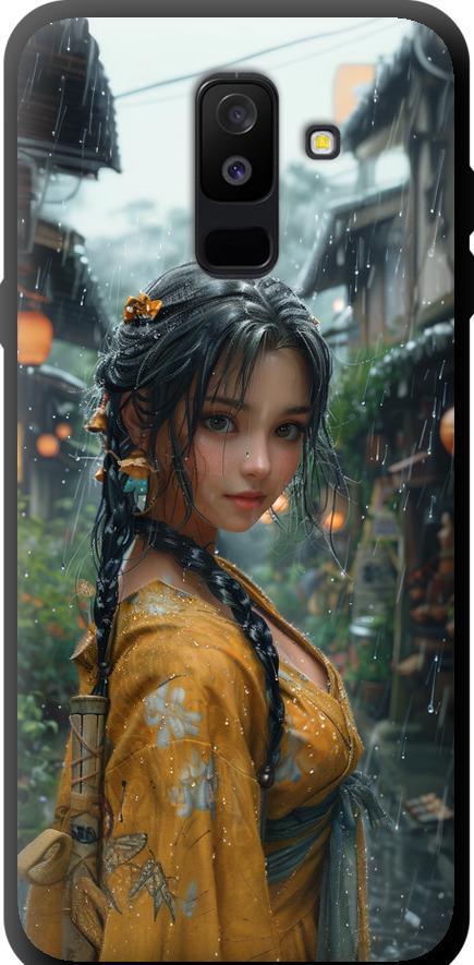 Чехол на Samsung Galaxy A6 Plus 2018 Anime-girl (6133b-1495-42517)