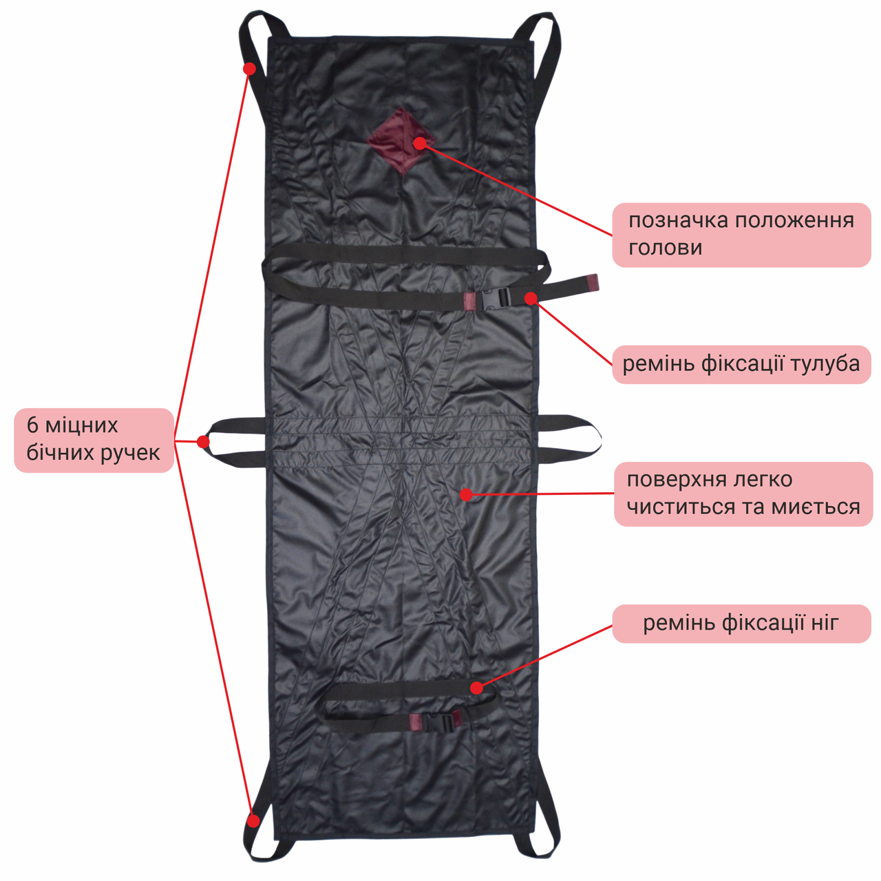 Ноши тактические Derby HM-2 MOLLE бескаркасные в чехле 192х65 см (2829555026) - фото 2 Ноши тактические Derby HM-2 MOLLE бескаркасные в чехле 192х65 см (2829555026) - фото 2