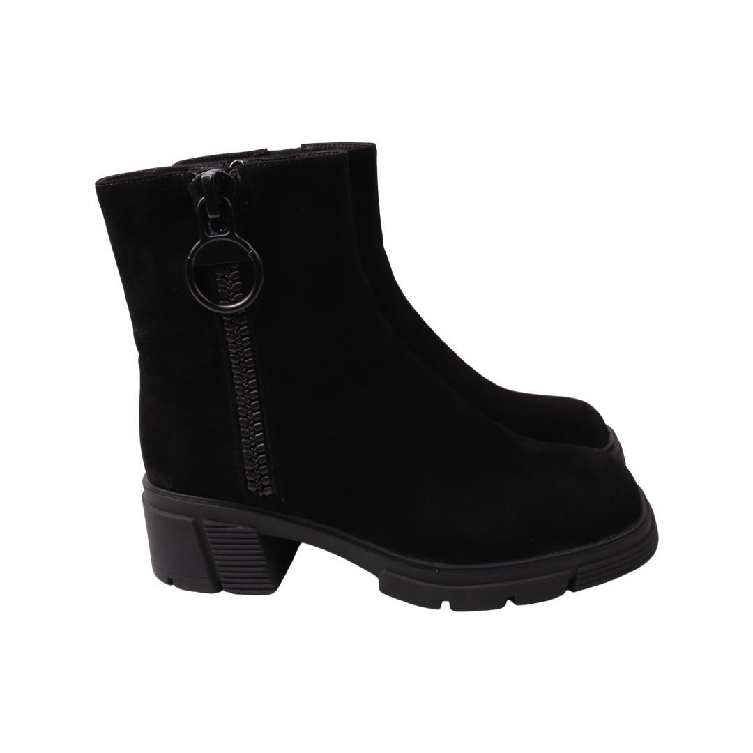 Ботинки женские Vidorcci из замши р. 36 Черный (33-22ZHC)