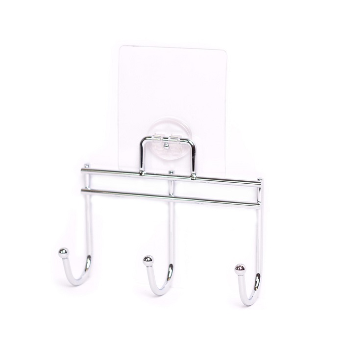 Гачок потрійний Besser хромований з кріпленням Smart Sticker (KM-0169)