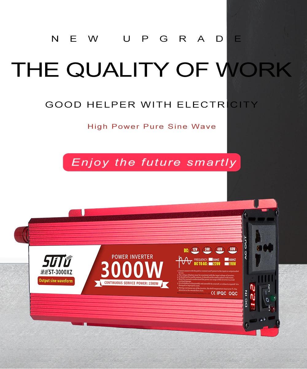 Перетворювач напруги чиста синусоїда 2000 Вт 24 В - фото 3 Перетворювач напруги чиста синусоїда 2000 Вт 24 В - фото 3