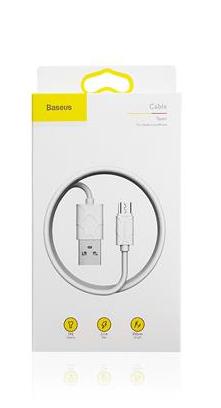 Кабель Baseus Yaven Cable For Micro 1 м White - фото 2