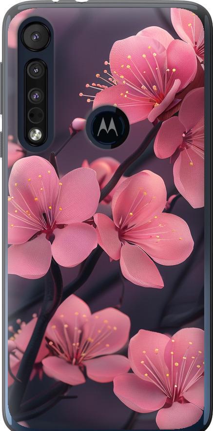 Чехол на Motorola One Macro Пурпурная сакура (6075u-1812-42517)