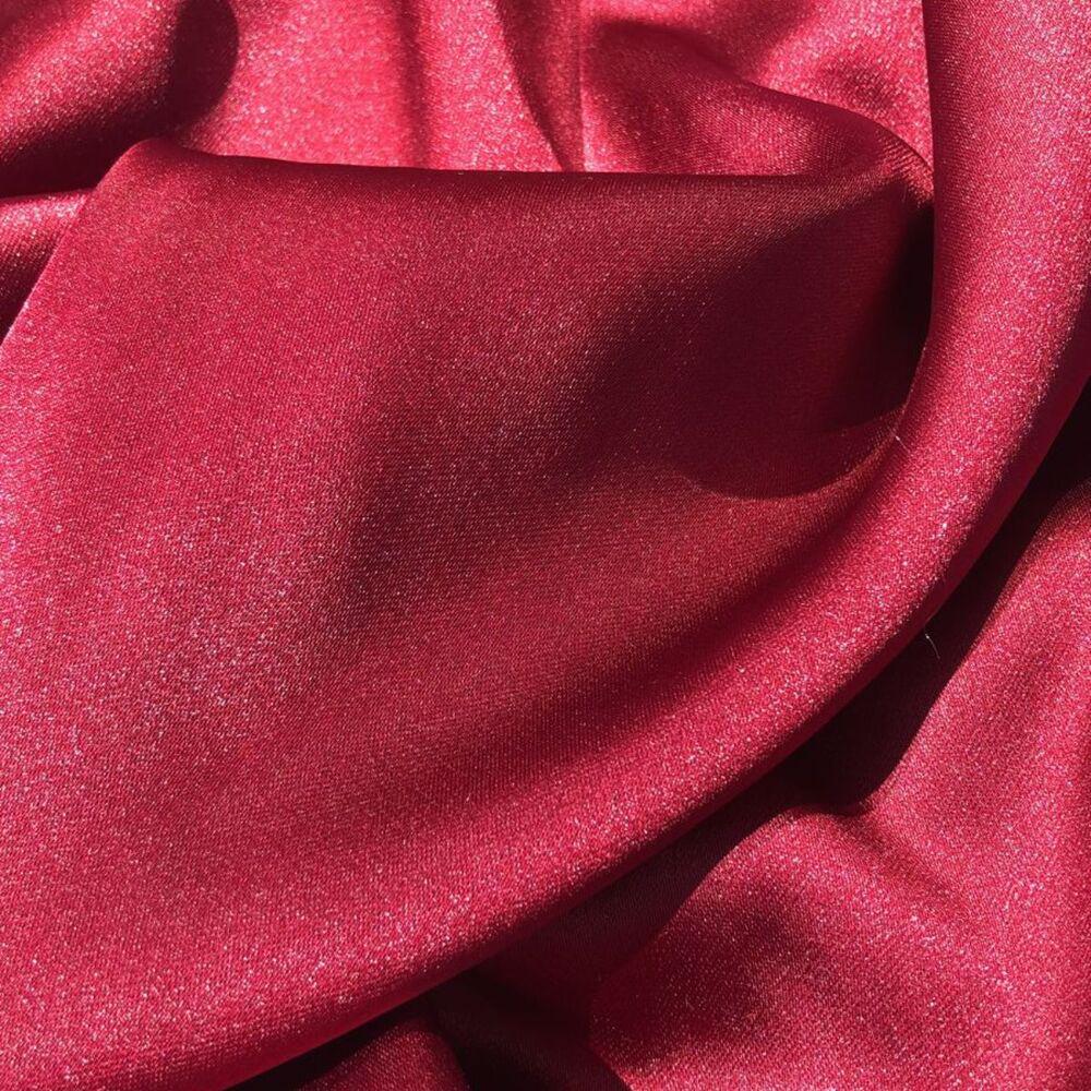 Ткань Атлас Isabella Бордо (19759)