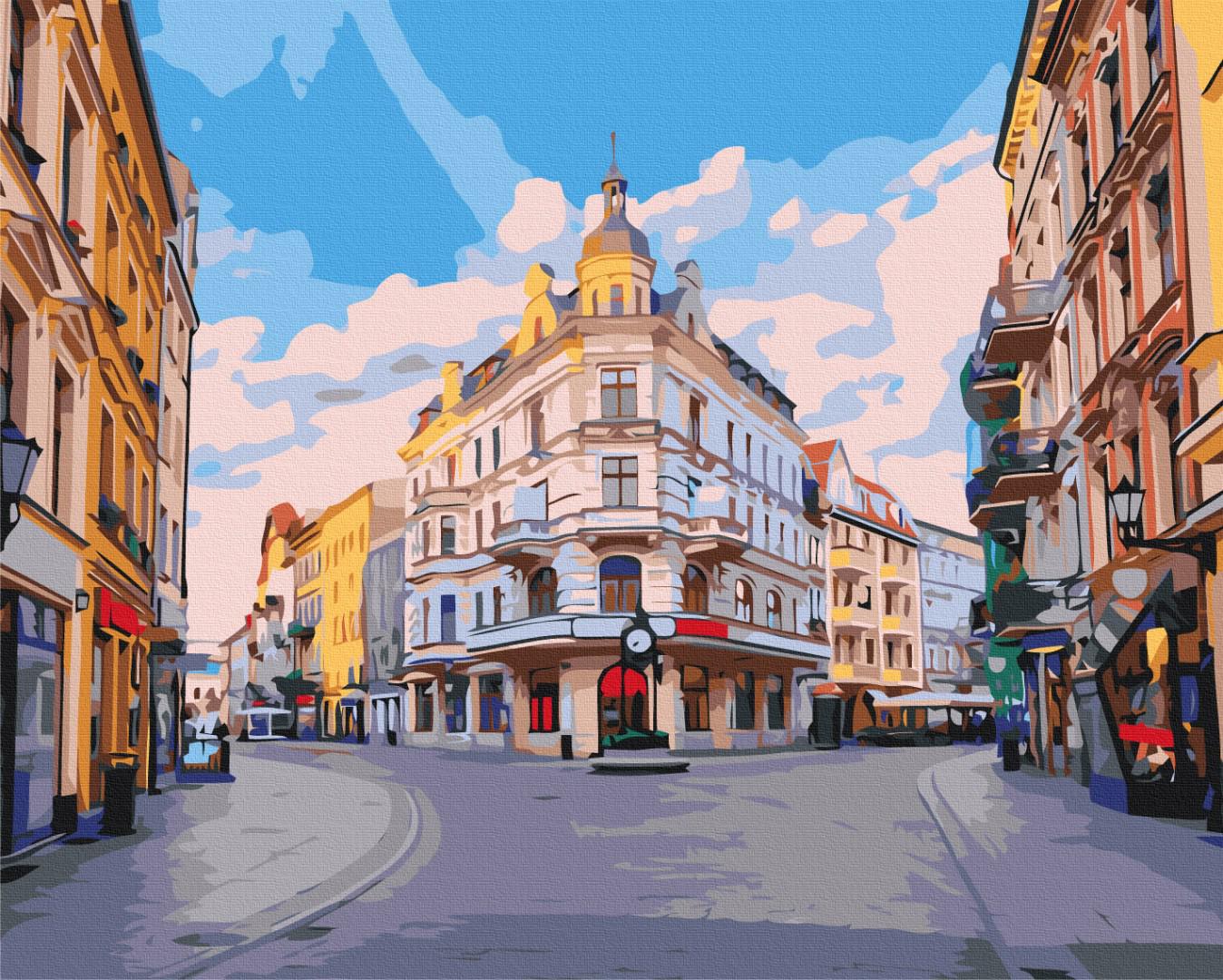 Картина за номерами Brushme Вуличками міста Торунь 48x60 см (BS53432L) Картина за номерами Brushme Вуличками міста Торунь 48x60 см (BS53432L)