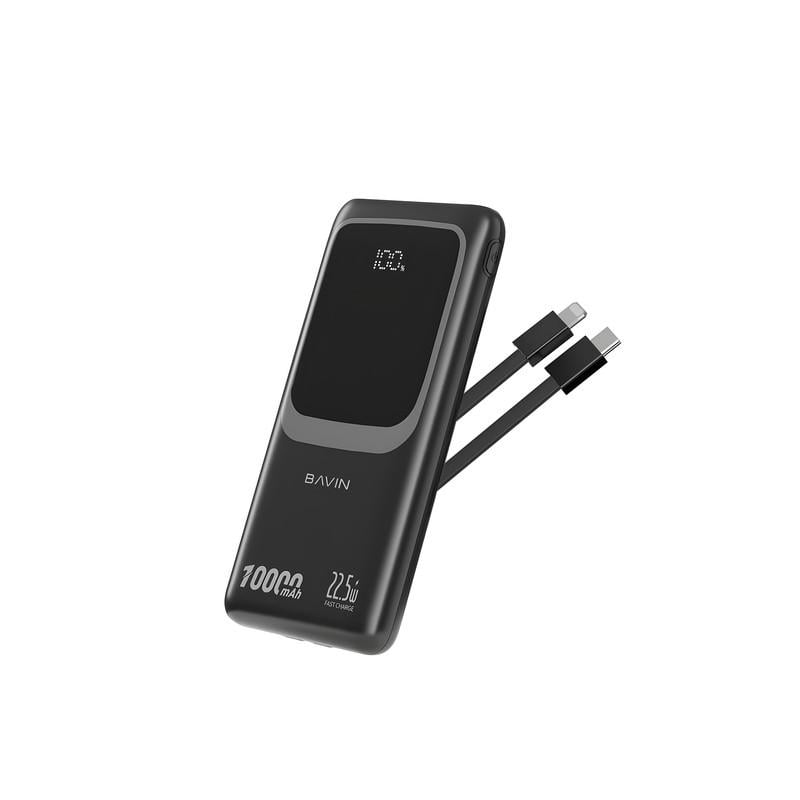 Повербанк BAVIN PC1029S 10000 mAh FAST CHARGING 22,5W Black (Y-PC1029S-BK)