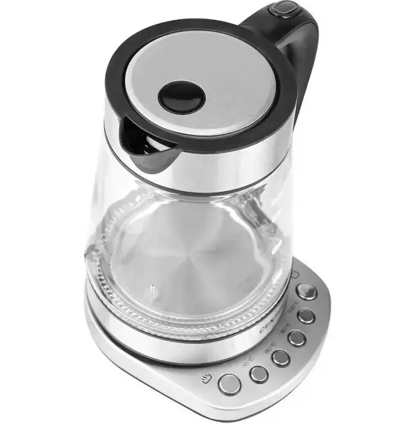 Електрочайник скляний Sokany SK-09003 з підтримкою та регулюванням температури 1,7 л Сталевий - фото 2 Електрочайник скляний Sokany SK-09003 з підтримкою та регулюванням температури 1,7 л Сталевий - фото 2