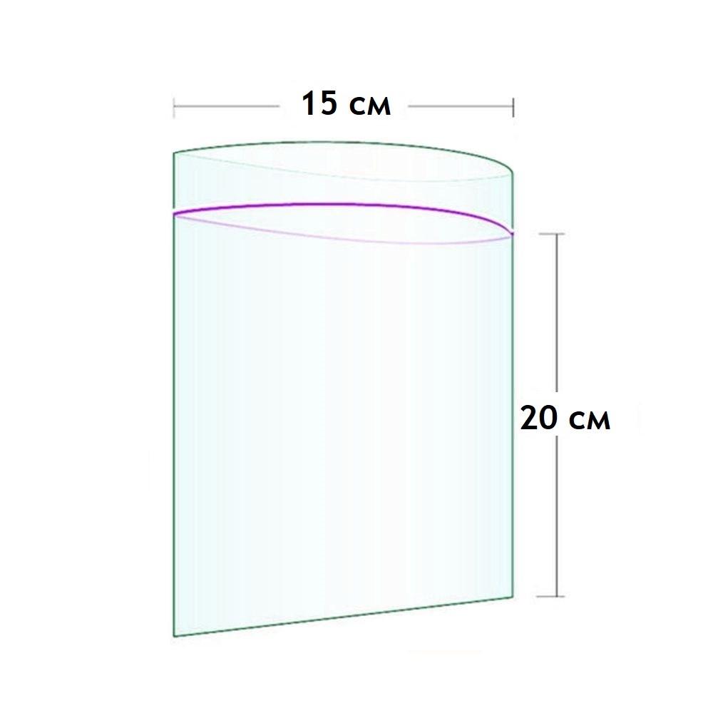 Пакети з замком Zipp-Lock для заморожування та пакування 15х20 см 100 шт. (203283-2-15*20) - фото 3