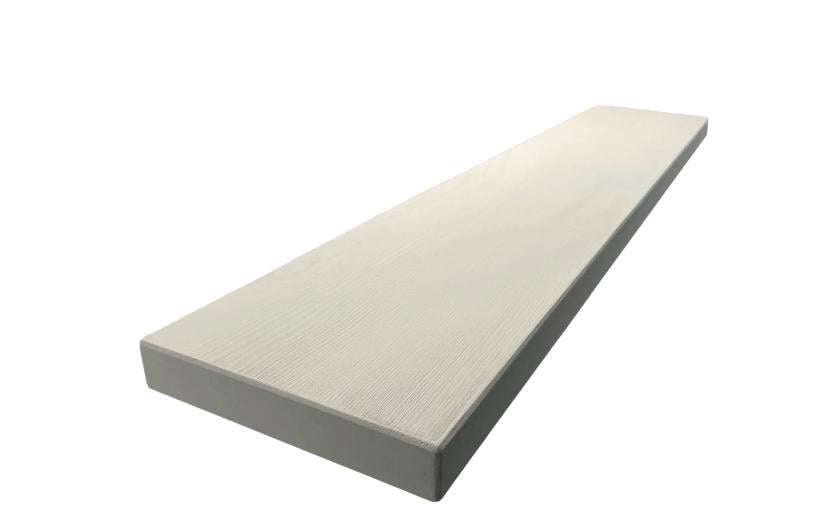 Полиця дерев'яна прихованого монтажу 1000х165х30 мм 1 шт. Білий