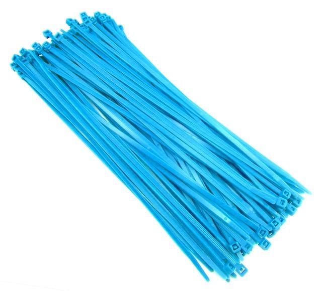 Стяжки пластикові господарські 1000 шт. 3х100 мм Блакитний (2576920684) - фото 2 Стяжки пластикові господарські 1000 шт. 3х100 мм Блакитний (2576920684) - фото 2
