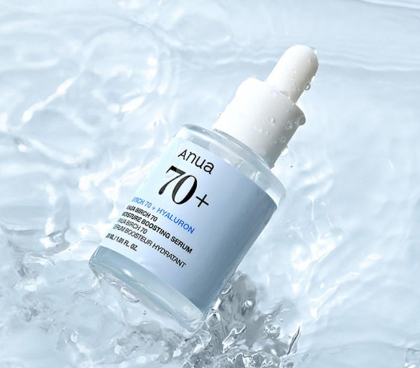 Сироватка для обличчя Anua Birch 70% Moisture Boosting Serum зволожуюча з березовим соком 30 мл - фото 4