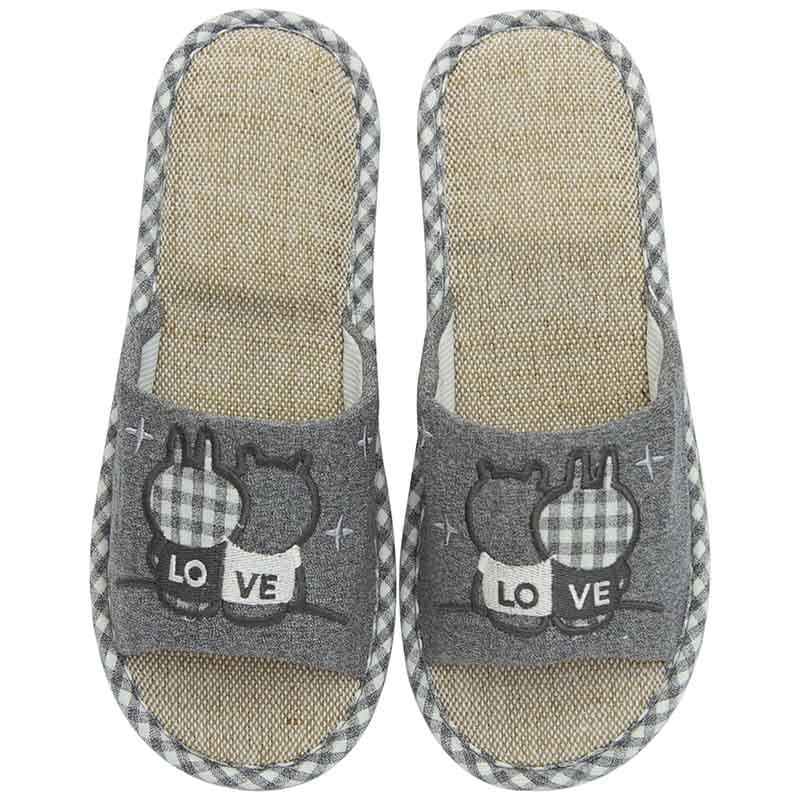 Тапочки женские Белста два человечка р. 42-43 Серый (4100535_42-43)
