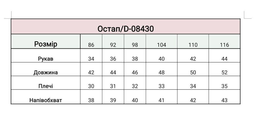 Куртка зимова для хлопчика Остап 92 см (D-8430-92сс) - фото 5 Куртка зимова для хлопчика Остап 92 см (D-8430-92сс) - фото 5