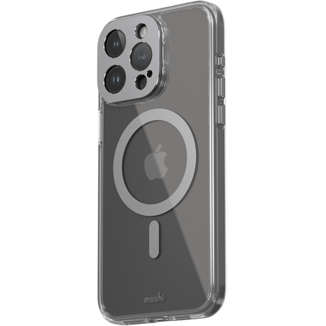 Чехол накладка Moshi iGlaze Slim Hardshell Case with MagSafe for iPhone 15 Pro Meteorite Gray (99MO231007) - фото 2
