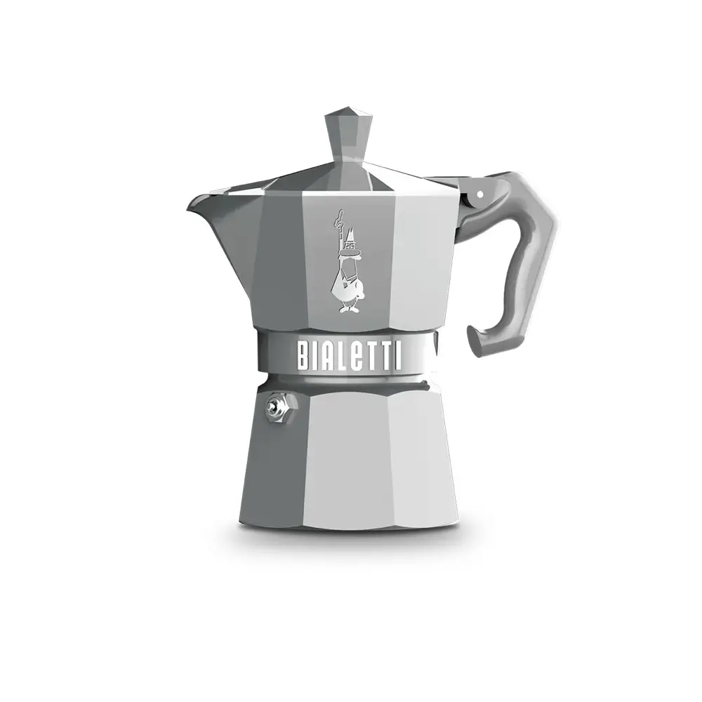 Гейзерная кофеварка Bialetti Moka Exclusive Silver (990009053)