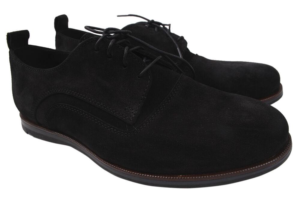 Туфли мужские Vadrus из нубука р. 43 Черный (247-20DTC)