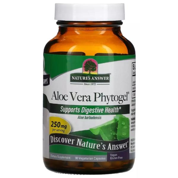 Натуральная добавка Nature's Answer Aloe Vera Phytogel 250 мг 90 вег. капс. (23713045) Натуральная добавка Nature's Answer Aloe Vera Phytogel 250 мг 90 вег. капс. (23713045)