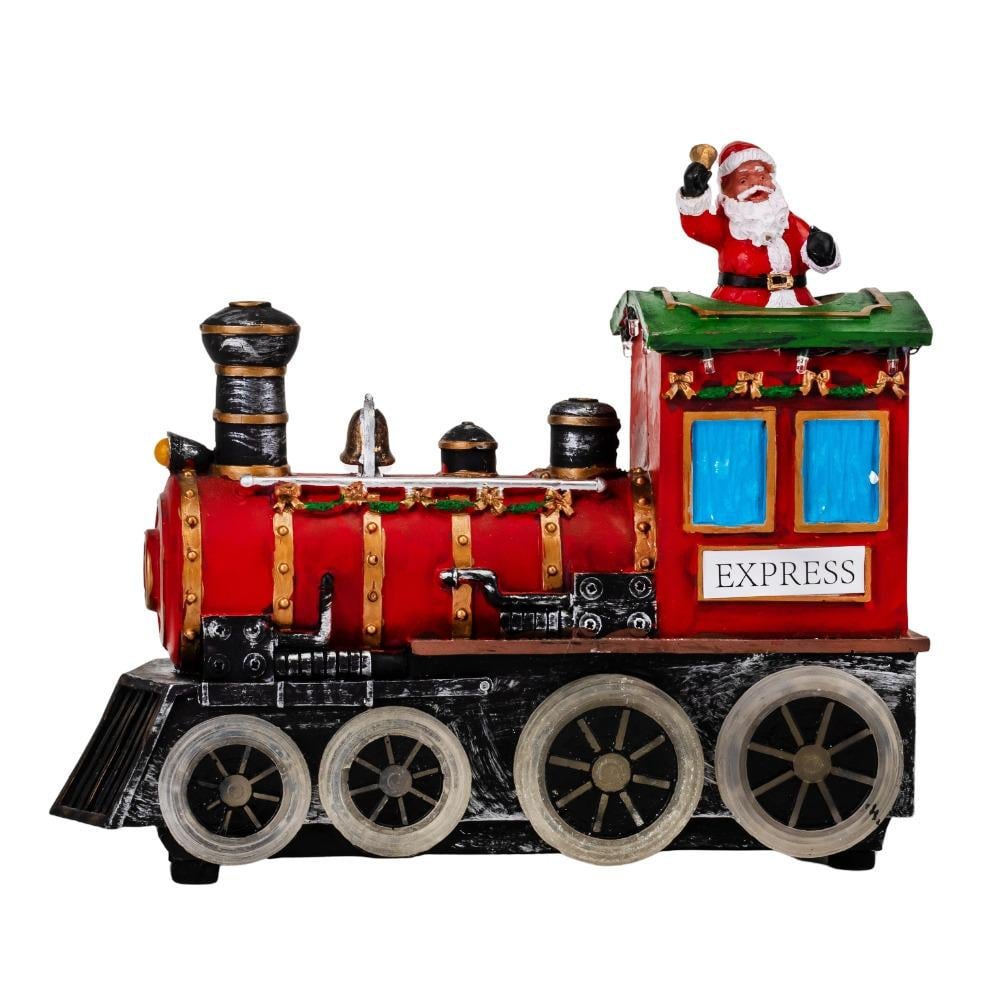 Новорічна карусель з підсвічуванням і музикою Різдвяний експрес 28x23,5 см (6026-006) Новорічна карусель з підсвічуванням і музикою Різдвяний експрес 28x23,5 см (6026-006)