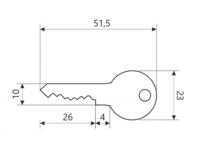 Цилиндр Avers LL-60-G Золотой (306292E) - фото 4