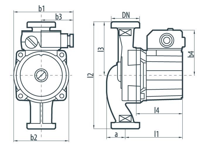 Насос циркуляційний Sprut LRS 25-6S-180 (4823072200897) - фото 4