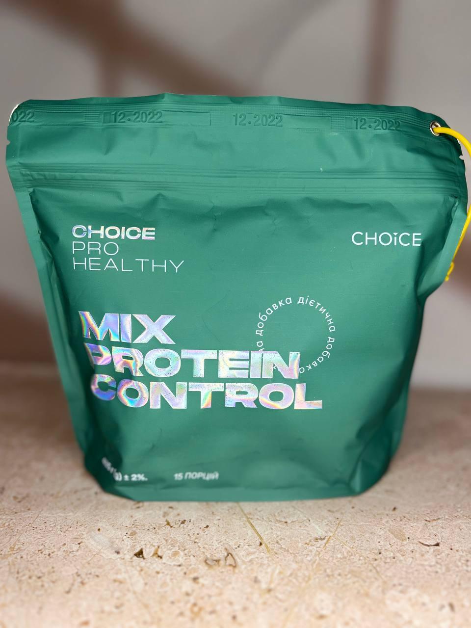 Коктейль протеиновый/питательный/низкокалорийный Choice с концентрированным белком и пробиотиками MIX PROTEIN CONTROL (1836117295)