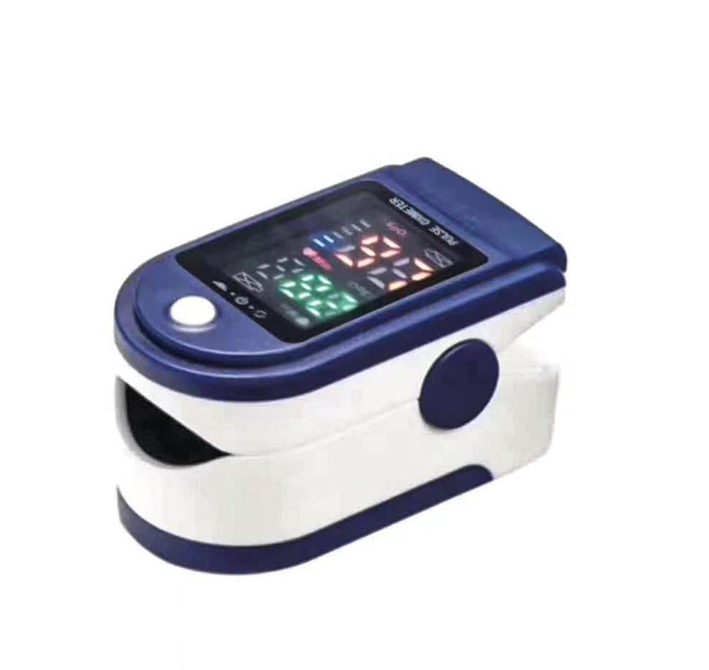Пульсоксиметр електронный пульсометр на палец с монитором кислорода и пульса UKC Fingertip Pulse Oximeter LK87