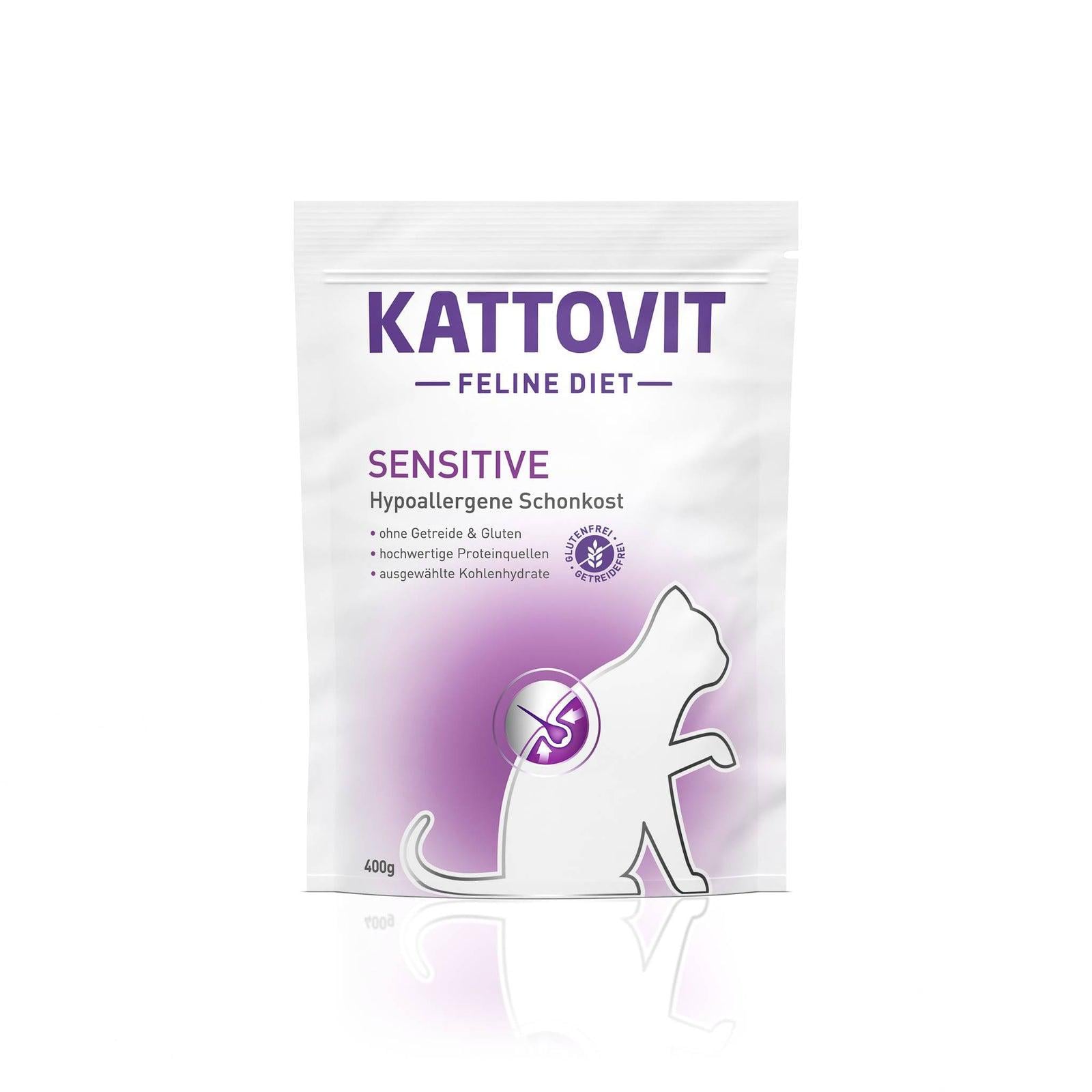 Сухой диетический корм для кошек Kattovit Sensitive Hypoallergenic 400 г