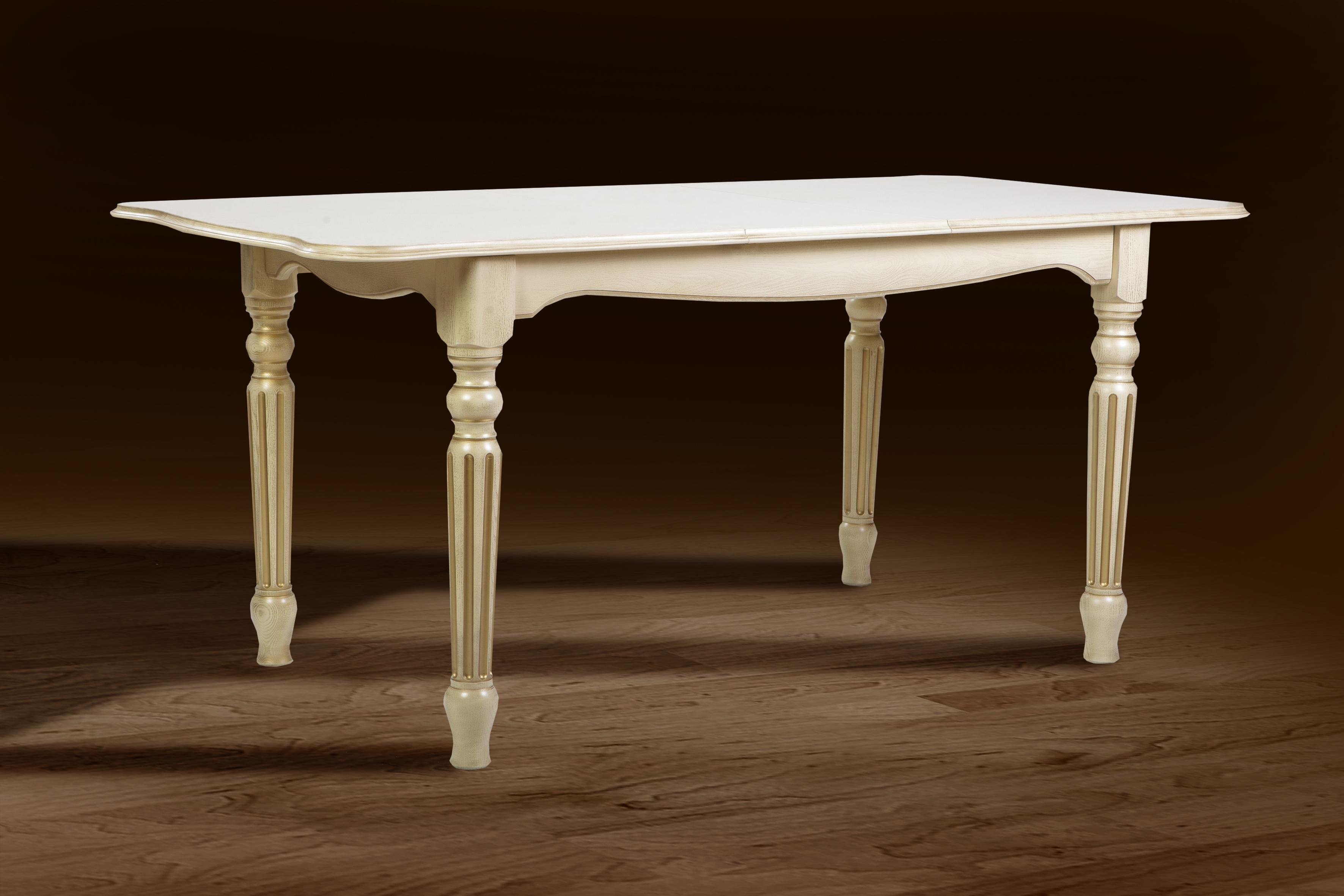 Обеденный стол Палермо Венеция 1200/1600х800х760 мм Слоновая кость (GAА0020309)