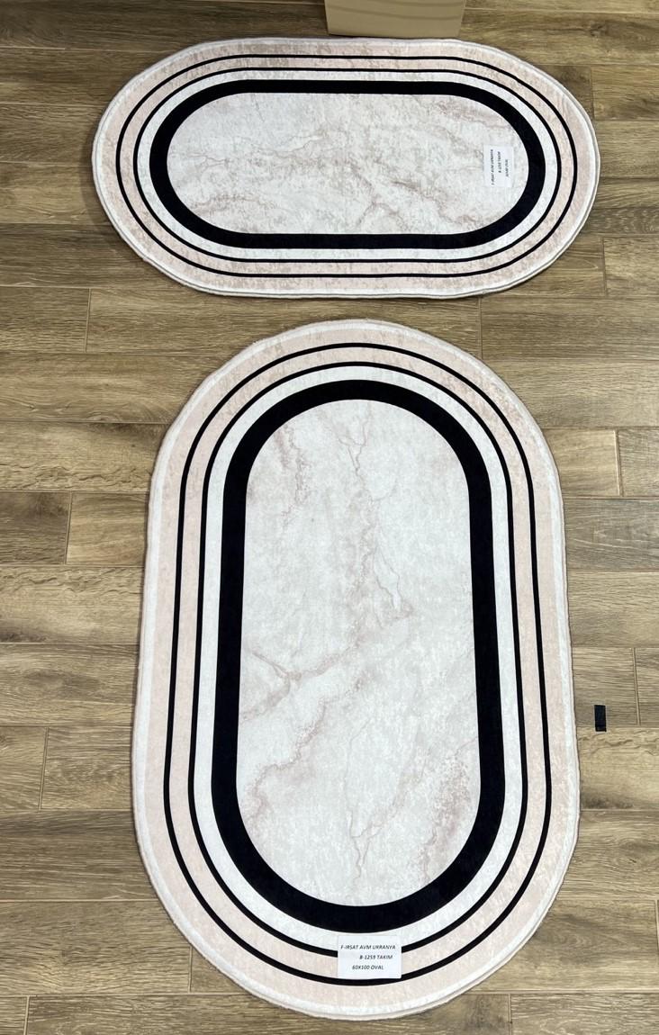 Набір килимів безворсові Gold Kilim на силіконовій основі з мікровелюру 50x80/60х100 см (1107)