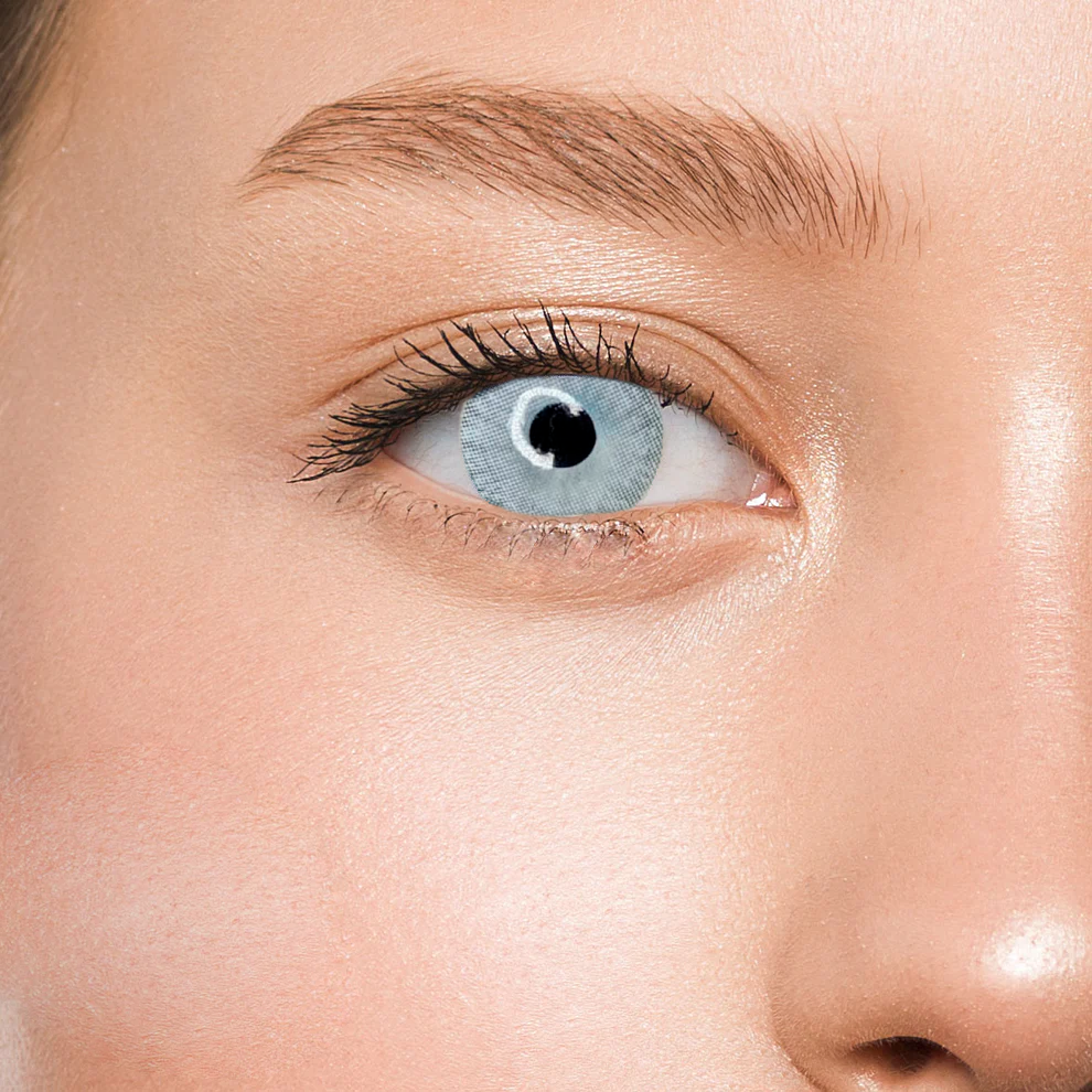 Контактные линзы серые Elite Lens Айс Оушен +0,00 14,5 мм 2 шт. Серый (25906497)