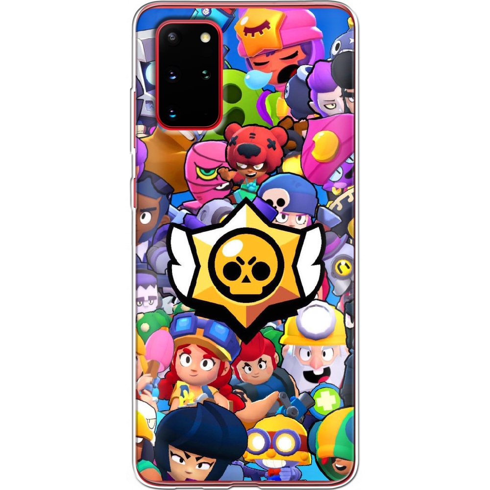 Чохол Boxface Samsung G985 Galaxy S20 Plus Brawl Stars Прозорий силікон (38875-up2389-38874)