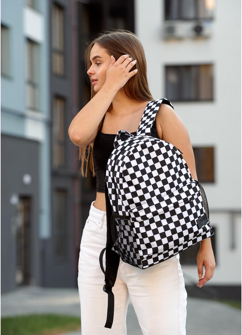 Рюкзак женский Sambag Brix PJT Сhess 40x27x15 см (11711719) - фото 8
