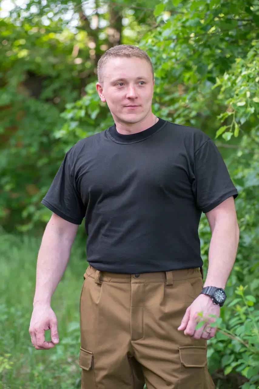 Футболка Trend бавовняна 60 Чорний (0111-3-GR-BL)