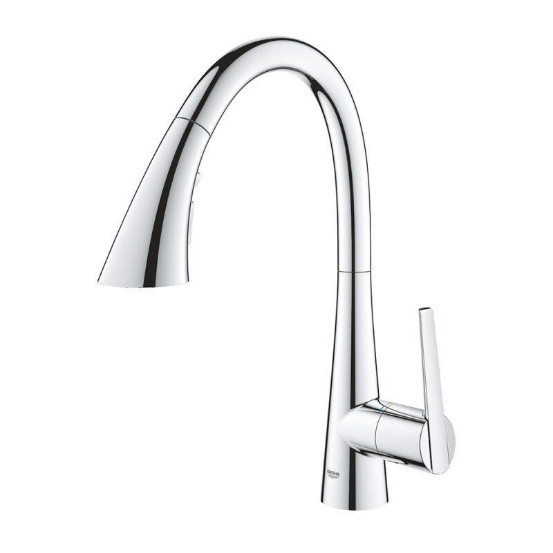 Змішувач для кухні Grohe Zedra 32294002 із висувною лійкою Хром (61915)