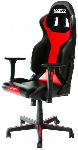 Комп'ютерне крісло для персоналу Sparco GRIP SKY Black/Red (99067632)