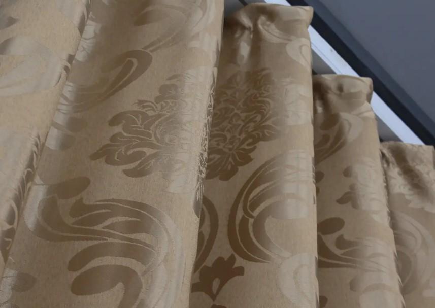 Тканина для штор жакард Ліон Бежевий (531ш) - фото 5