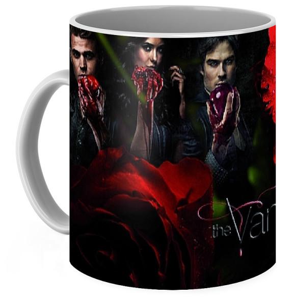 Чашка GeekLand The Vampire Diaries roses (VD.002.14)