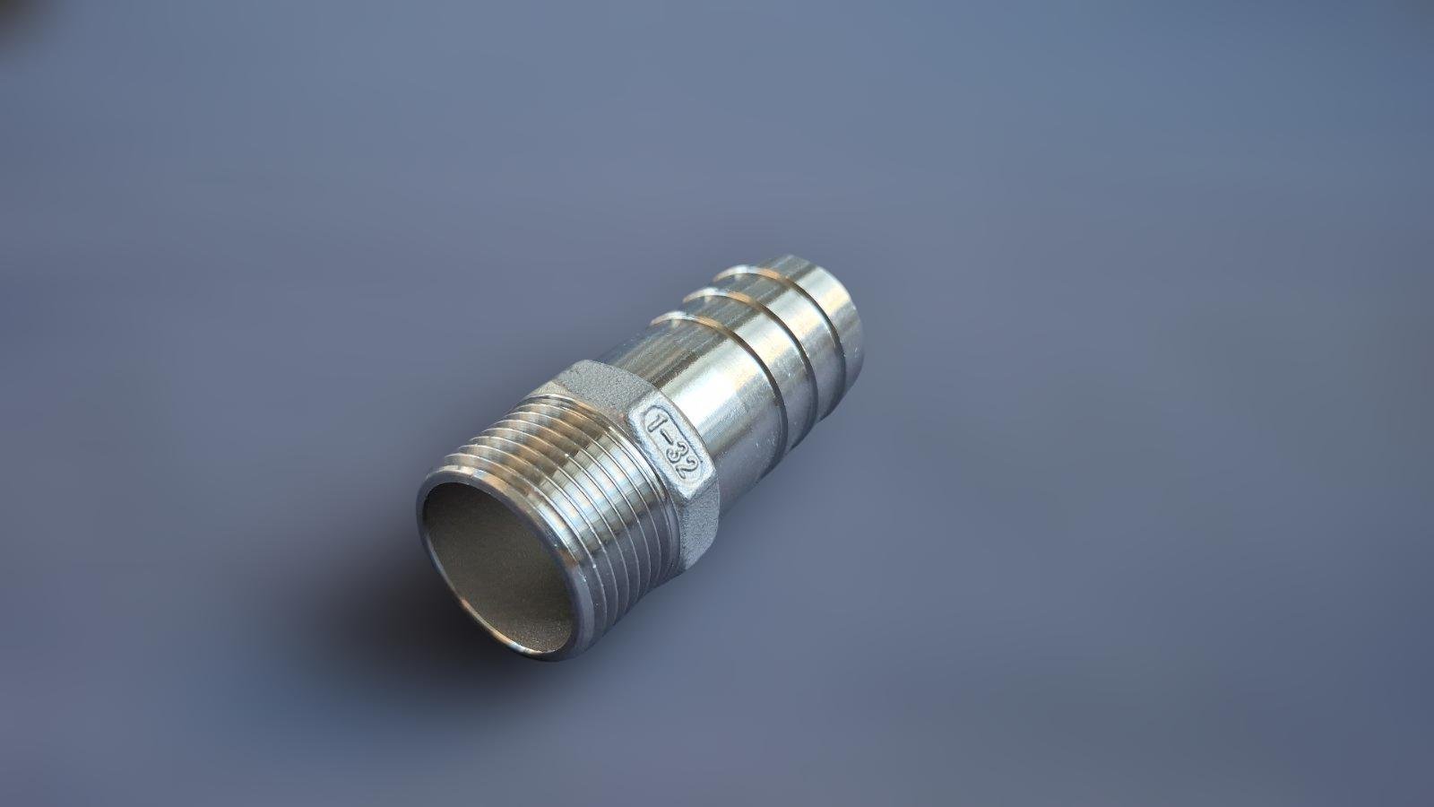 Штуцер шланговый резьбовой DN25 AISI304 BSPP Class-150 н/ж сталь 32 мм 1" (29203328) - фото 13 Штуцер шланговый резьбовой DN25 AISI304 BSPP Class-150 н/ж сталь 32 мм 1" (29203328) - фото 13