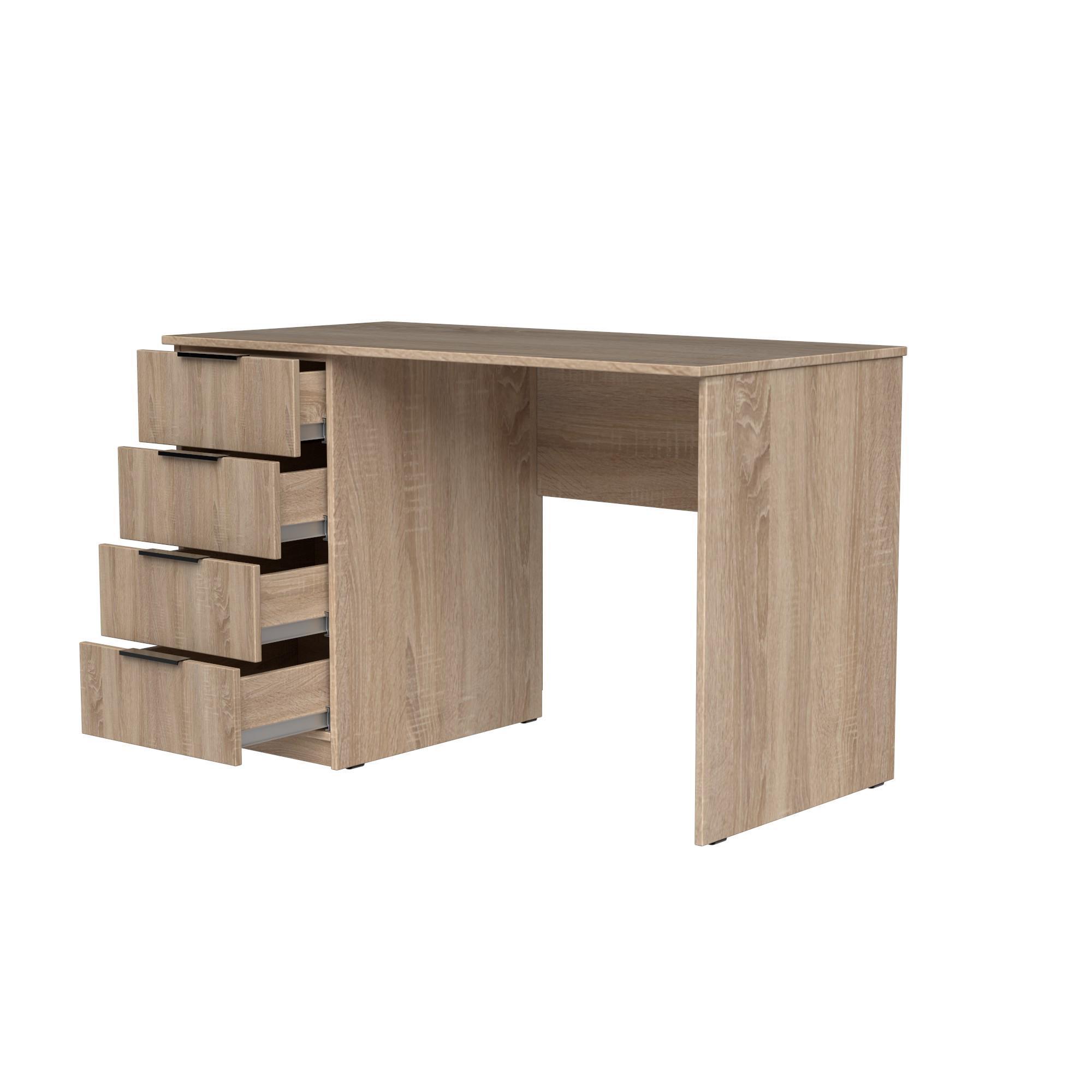 Стіл письмовий СП2 4Я SENAM 750х1100х600 мм ДСП Дуб Сонома - фото 4 Стіл письмовий СП2 4Я SENAM 750х1100х600 мм ДСП Дуб Сонома - фото 4