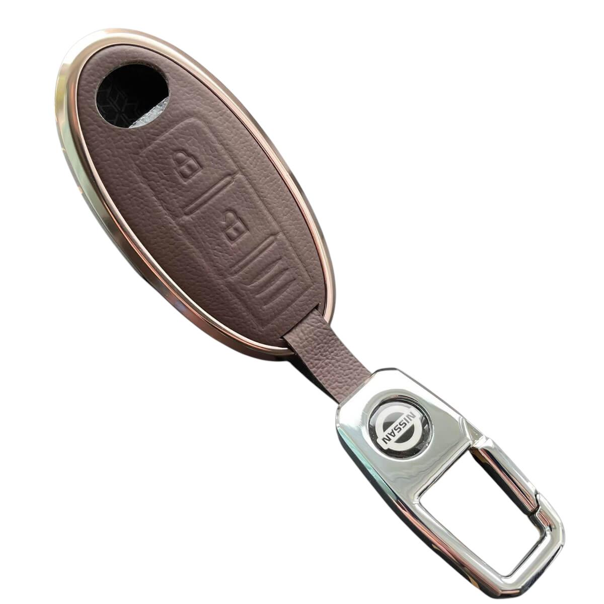 Чехол алюминиевый для ключа Nissan (ns3alb)
