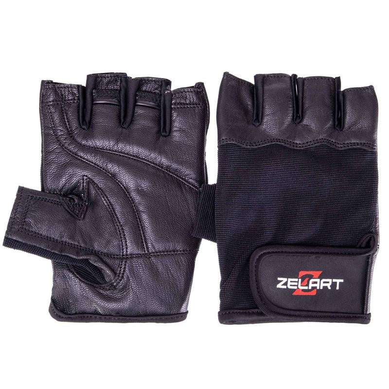 Перчатки для тяжелой атлетики Zelart SB-161600 M Черный (DR005274)