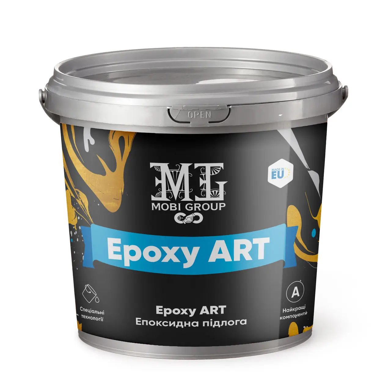 Эпоксидная смола для пола Epoxy ART 10 кг Светло-серый (3562)