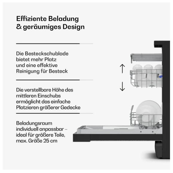Посудомийна машина KLARSTEIN Velaire 9 програм 45 см (10047461) - фото 5 Посудомийна машина KLARSTEIN Velaire 9 програм 45 см (10047461) - фото 5