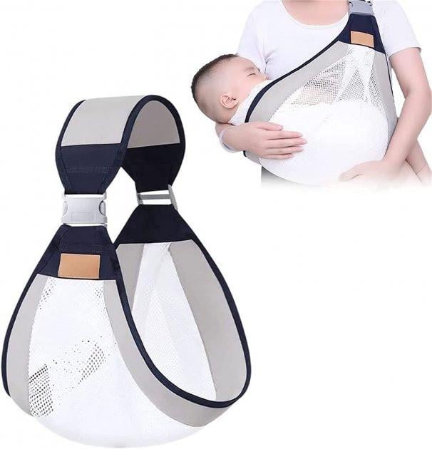 Слінг для новонароджених Baby Sling AND 182 дихаючий (1886589319) - фото 6