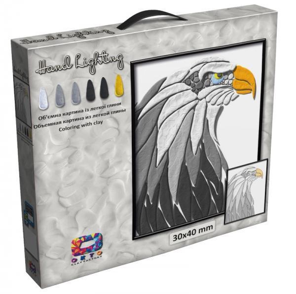 Картина из легкого пластилина OKTO Moon Light Clay Орел (70078)