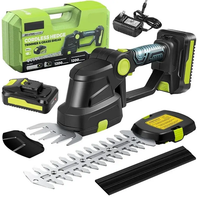 Кусторез аккумуляторный KRAFFTEC Saker Trimmer and Grass Shear 36V 2 АКБ (32648321)